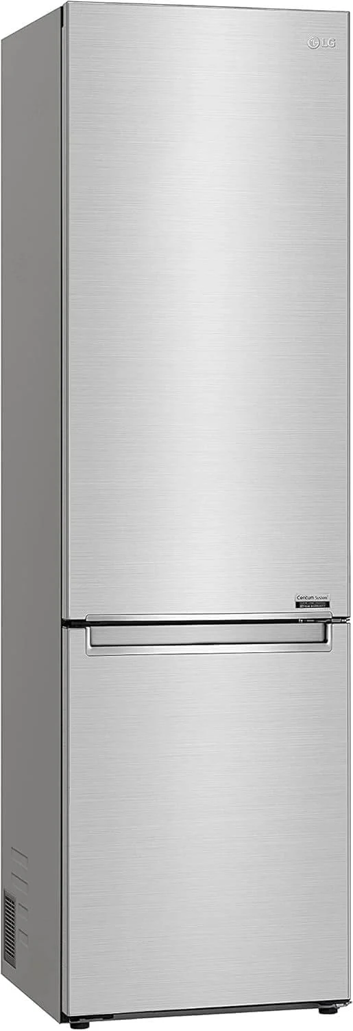 LG GBV22NCCEP Kühl-/Gefrierkombination – Smart Inverter Compressor, Total No Frost, Modern Flat Door Design, Matt Schwarz Metallic, Energieeffizienz A
