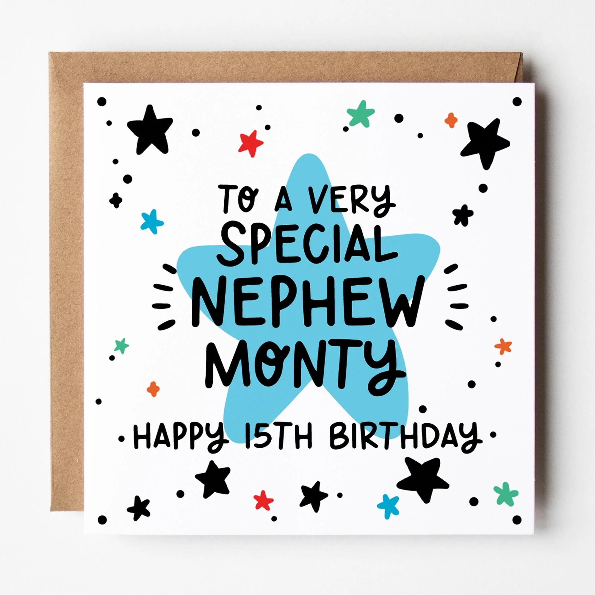Nephew Birthday Card a?�� Birthday Number Card for Nephew a?�� Birthday Card For Nephew a?�� Birthday Card a?��