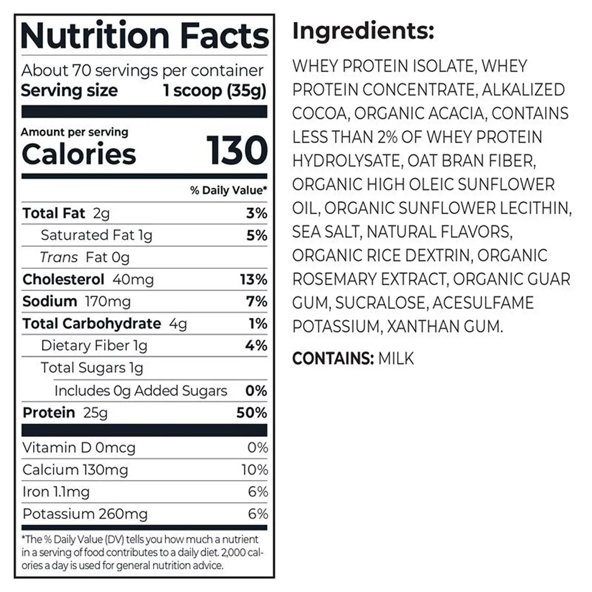 Kirkland Signature Whey Protein, Creamy Chocolate, 5.4lbs