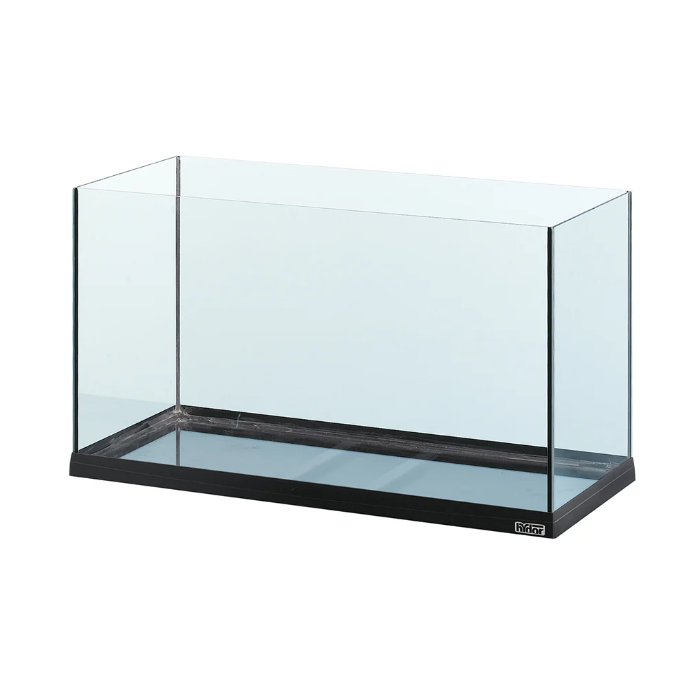 TANK 80 Acquario da 120 Litri – Vasca in Vetro Sigillata con Struttura in Alluminio Anodizzato, Adatta ad Acqua Dolce e Marina