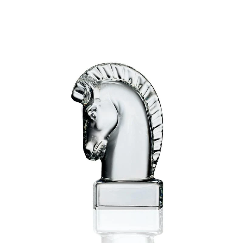 Horse Head Glass Art