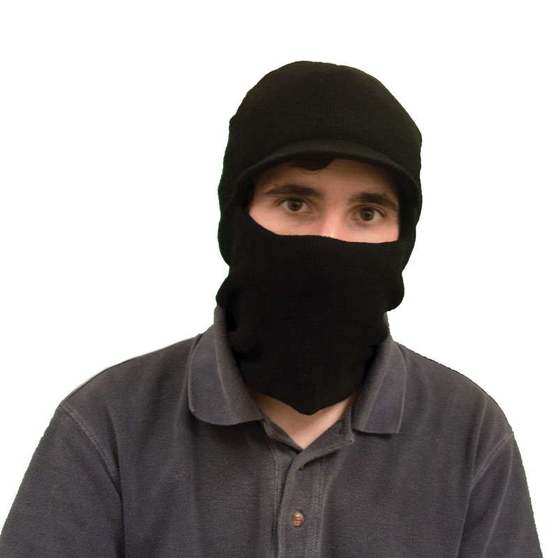 Visor Ski Mask Bulk Black 30544