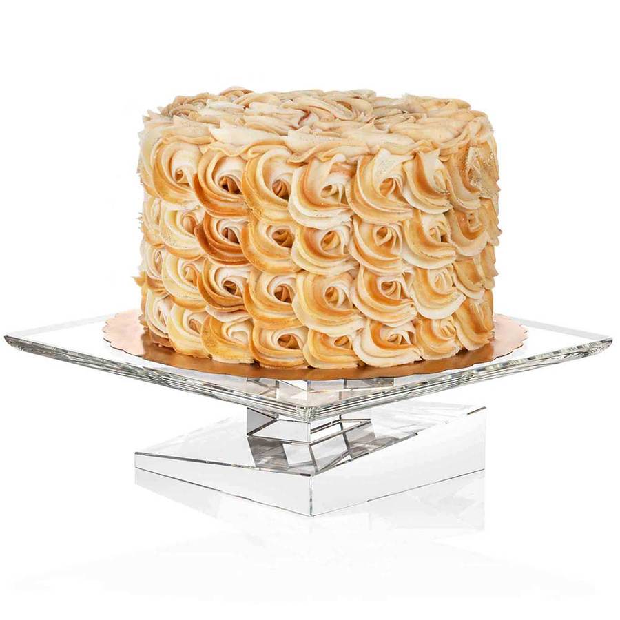 Carre Cake Plate, 10