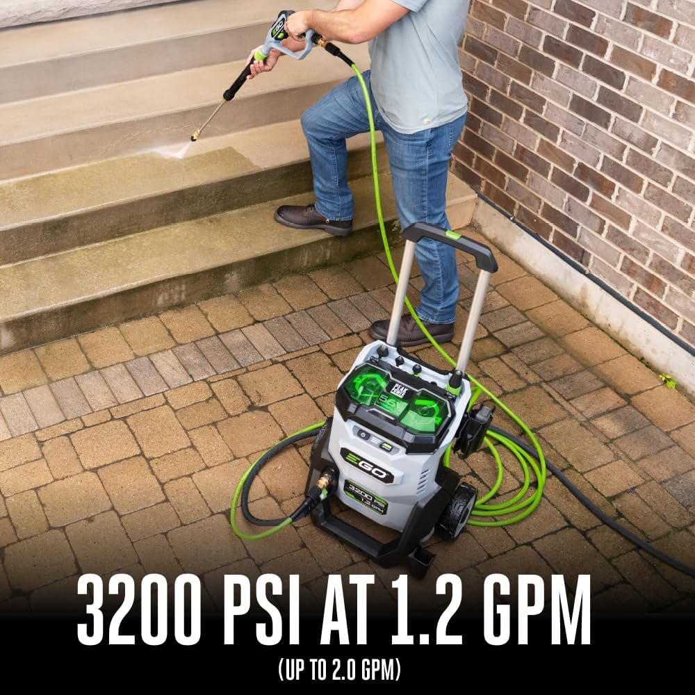 EGO Power+ Electric Pressure Washer  3200 PSI Power Washer  Battery and Charger Not Included - HPW3200