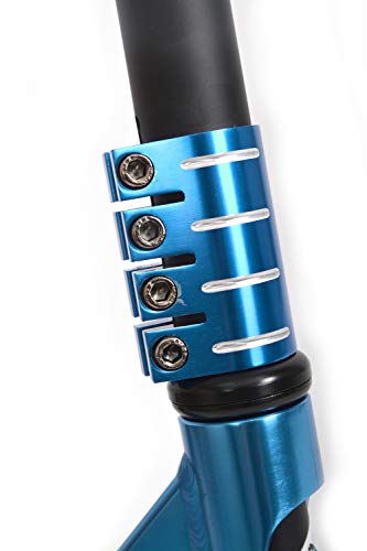 Schildkröt Flipwhip Stunt Scooter, Design: Blu Elettrico, Monopattino Acrobatico Premium, Compressione HIC e Cerchio in Alluminio, Ruote in PU da 110 mm, per Tutte le Manovre e Acrobazie, 510401 : Sport e tempo libero
