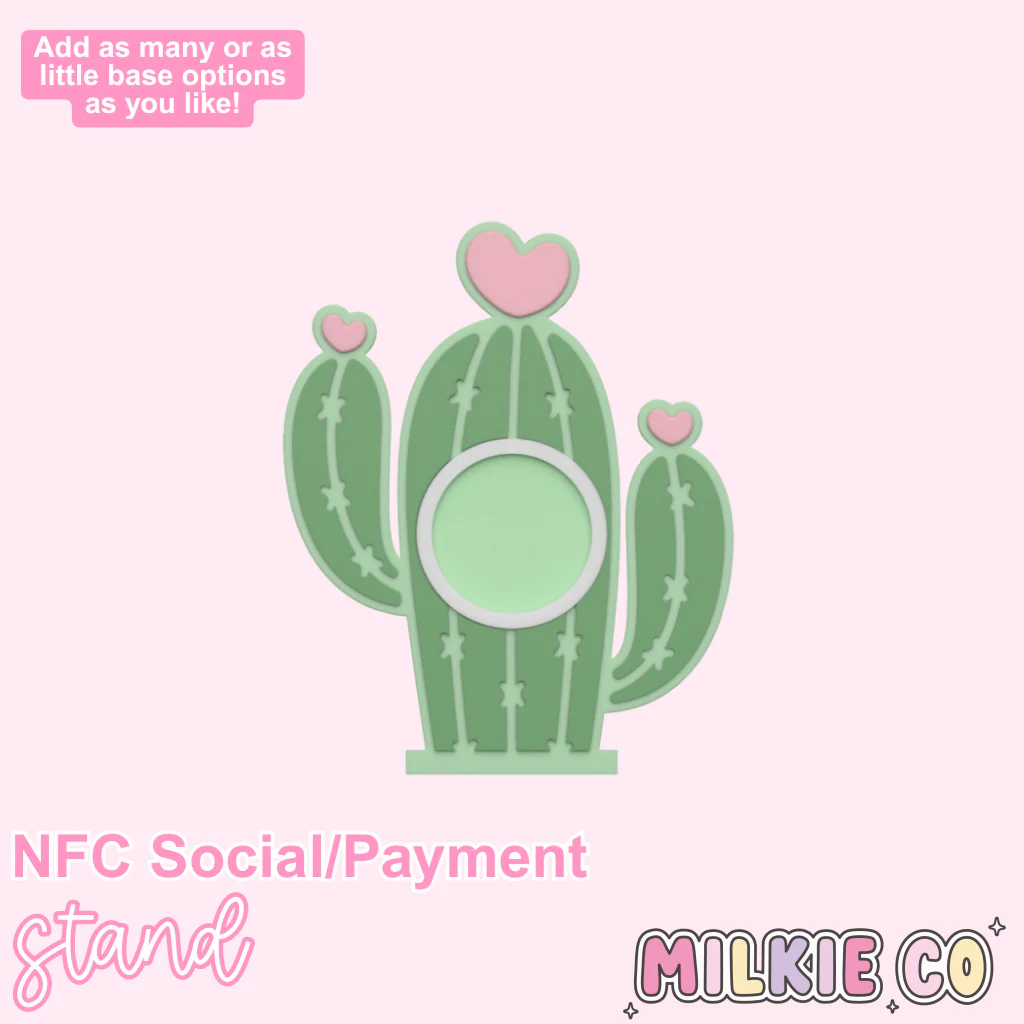 NFC Stand: Hearts Cactus