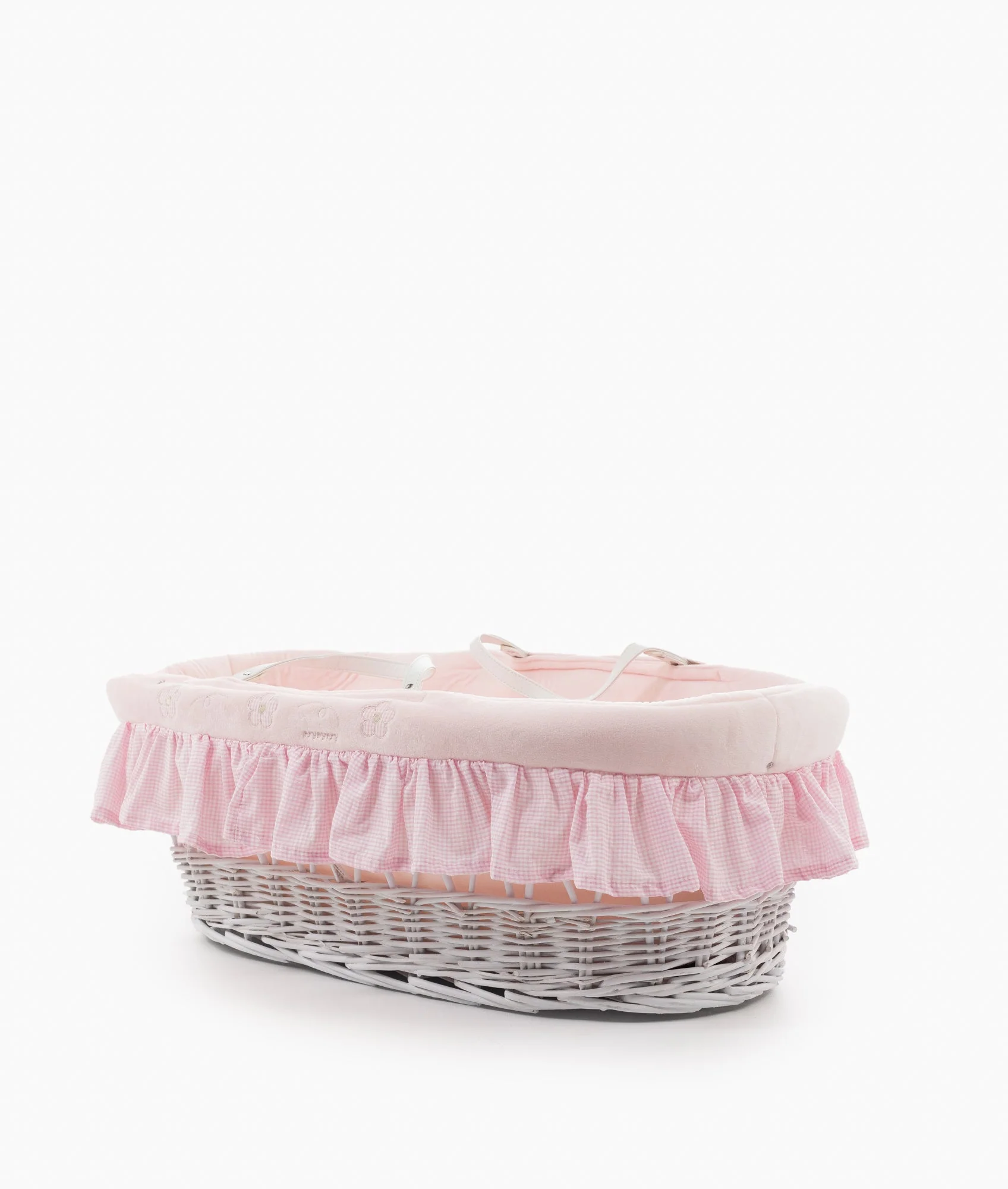 Moses Basket & Stand Set | Pink