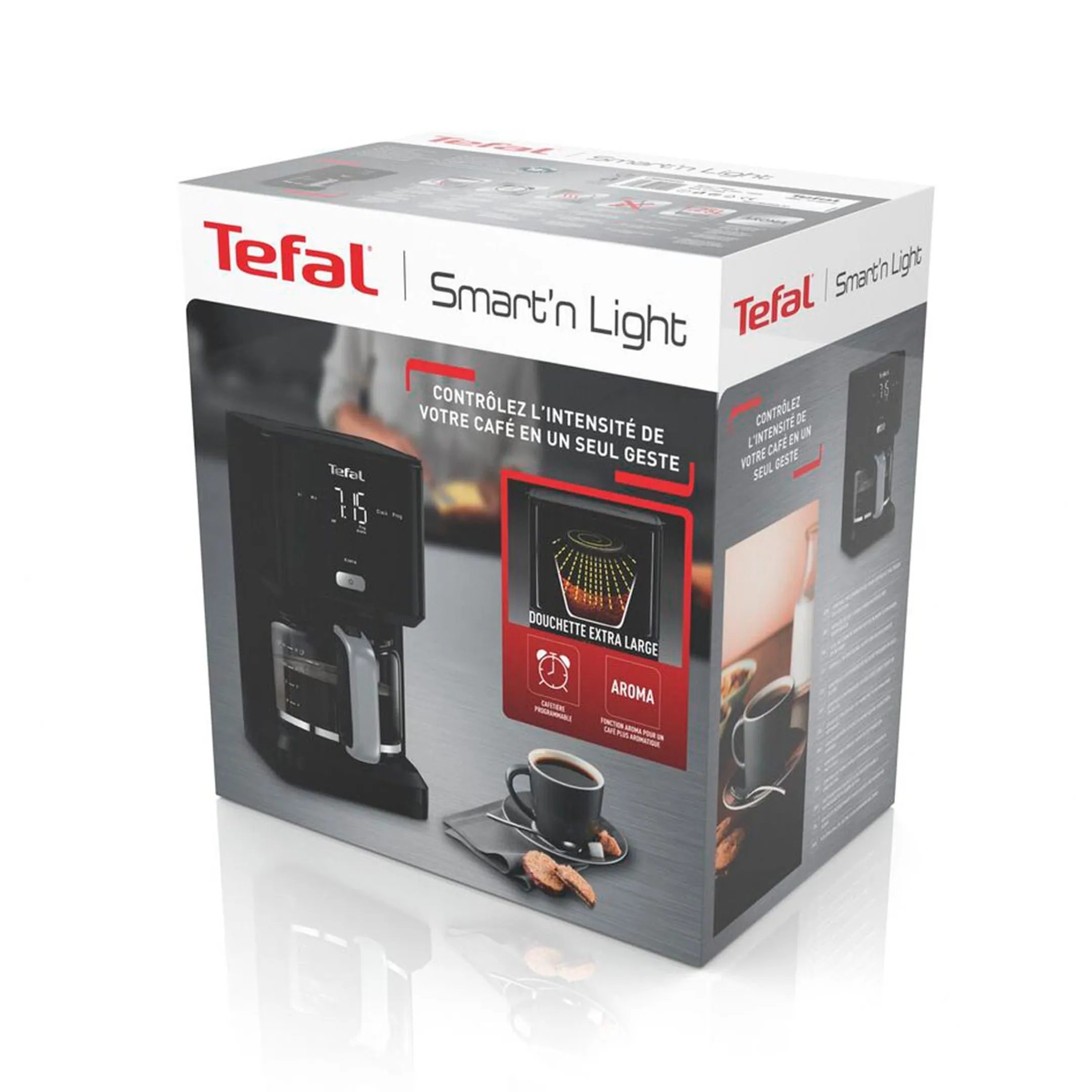 Tefal Koffiezetapparaat Smart'n Light CM600810