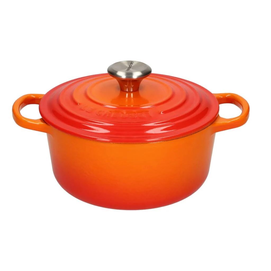 Le Creuset - Casseruola Signature rotonda Rosso aranciato 18 cm 1,8 l