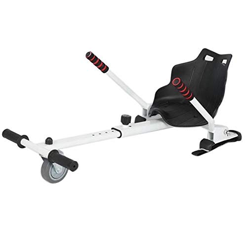 Wgwioo Sedile Kart per Go Kart Hoverkart Balance E Scooter Sospensione Hoverboard, Si Adatta A Tutte Le Dimensioni di Hover Board 6.5
