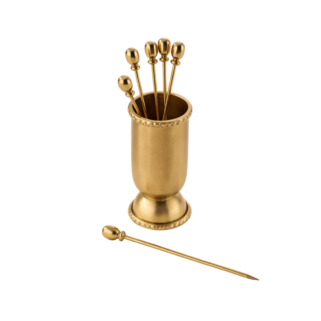 Bronze Cocktail Pick Set