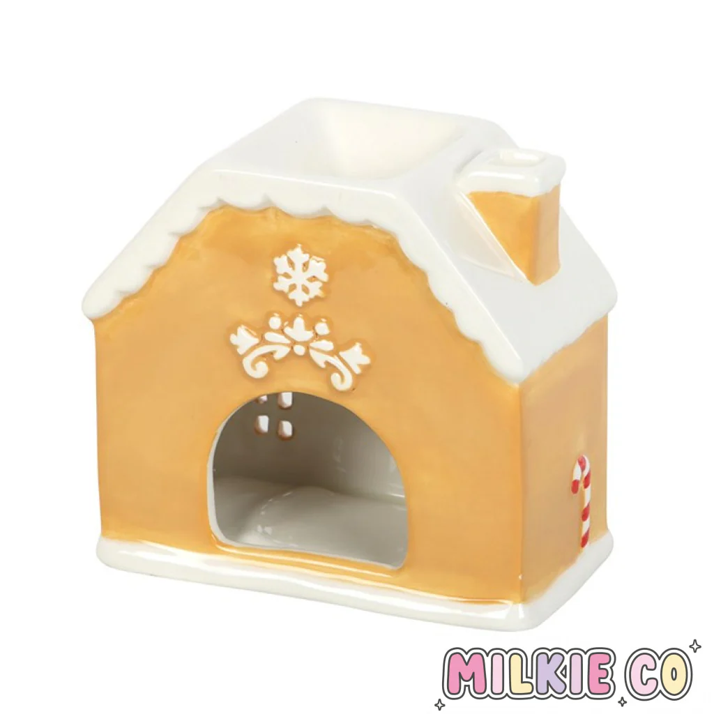 Candy Cane Gingerbread House Wax Melt Burner