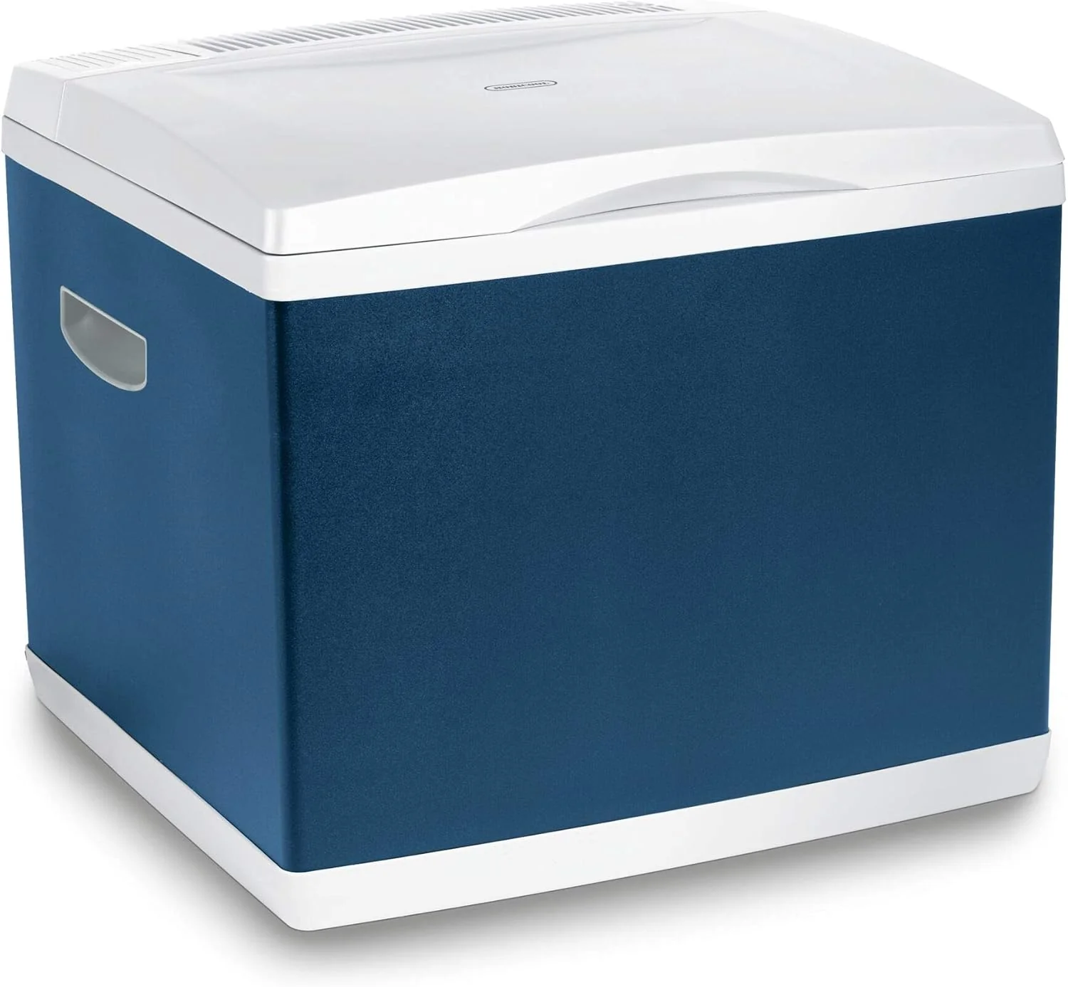 Mobicool MB40, hibrid, hordozható kompresszoros/termoelektromos hűtő-/fagyasztóláda, 38 literes, 12 V és 230 V, autóba, teherautóba, konnektorba, kék