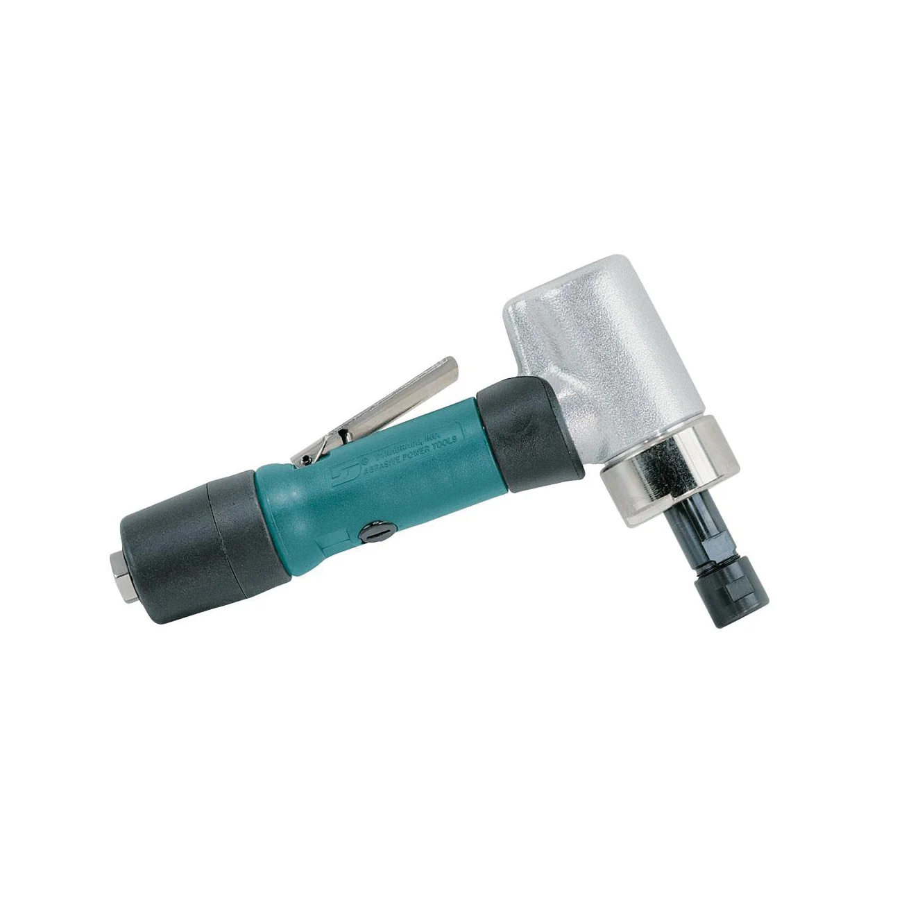 Dynabrade 52293  ~  .7 Hp 7 Degree Offset Die Grinder 18000 Rpm Gearless Extended Rear Exhaust Short Shank 1/4 Inch Collet