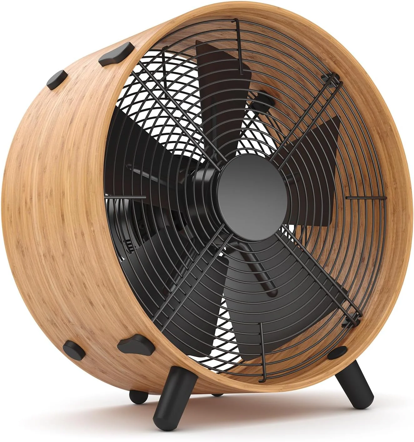 Stadler Form Otto ventilátor, bambusz, 3 sebességfokozat, ideális nyáron, hálószobába, nappaliba és irodába, könnyen tisztítható, 50 watt