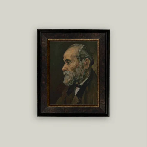 Old Man Framed Antique Inspired Art
