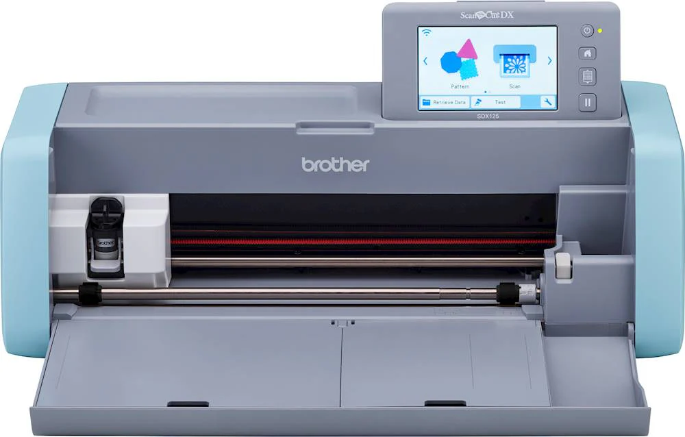 Brother - ScanNCut DX SDX125 elektronikus vágógép beépített szkennerrel - szürke/vízkék