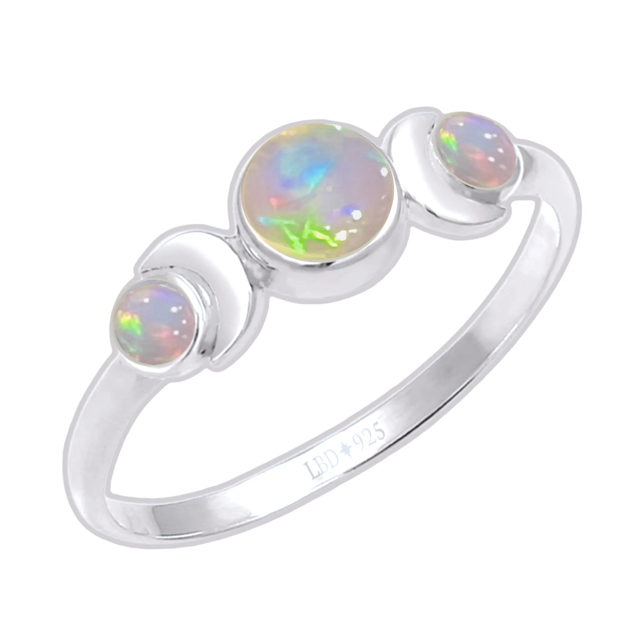 Laihas Moon Tribe Crystal Opal Ring