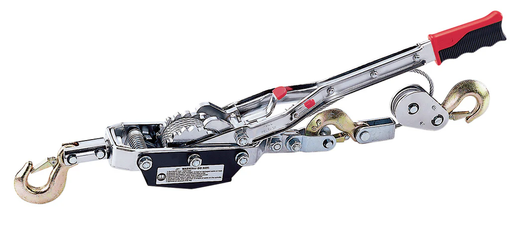 Jet JCPP-400D  ~  4 Ton Double Pawl Hand Cable Puller Super Heavy Duty