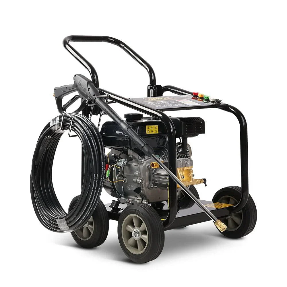 Giantz 4800PSI Benzinmotoros Magasnyomású Mosó Tisztító 10LE 20M Tömlő Gurney