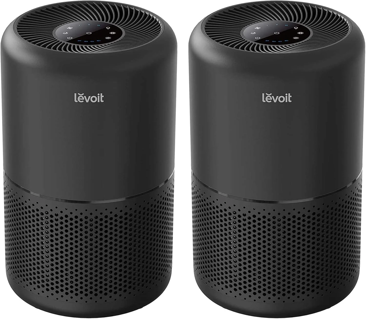 LEVOIT Air Purifier for Home Allergens Pet Hair in Bedroom, Covers Up to 1073 ft虏 by 56W High Torque Motor, AHAM VERIFIDE, 3-in-1 Filter with HEPA Sleep Mode, Remove Dust Smoke Odor, Core300-P, White