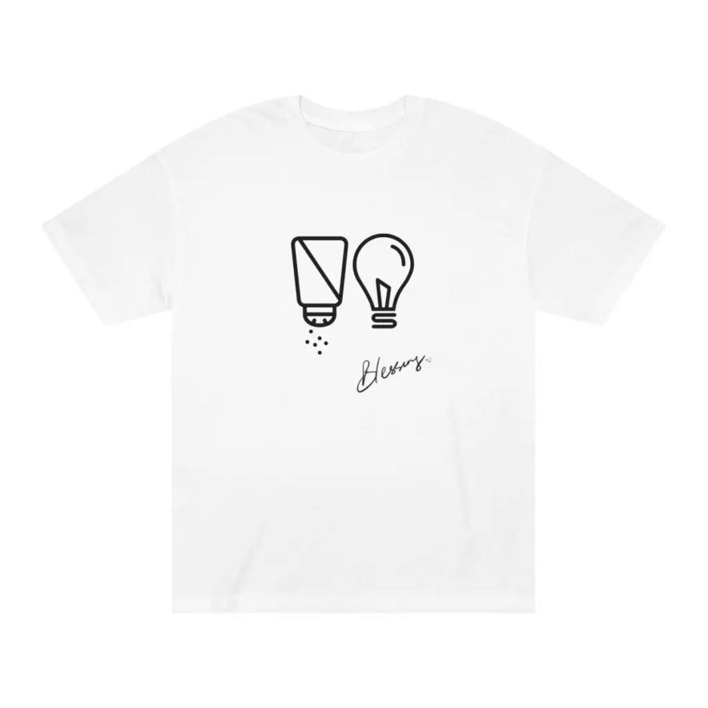 Salt & Light Christian Tshirts | Inspirational Motivational Religious Graphic Tee