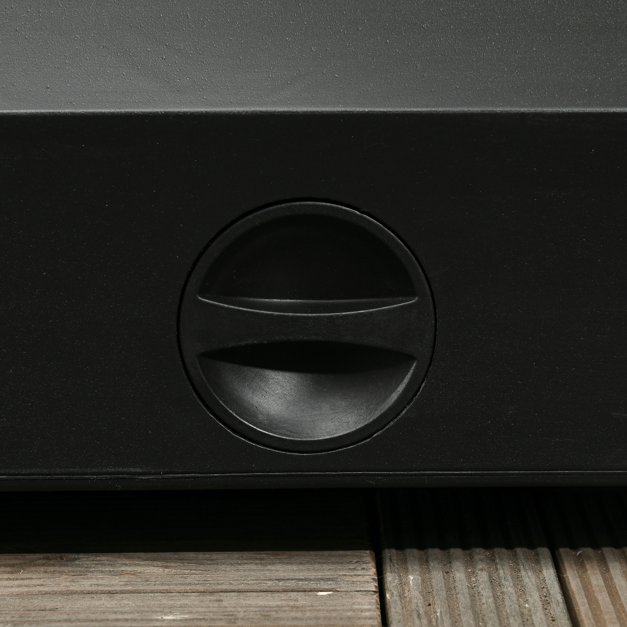 Outsunny Parasolvoet, Parasolstandaard, Parasolhouder, 54,5 x 54,5 x 48 cm, Zwart