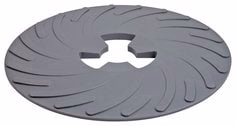 3M AB45207  ~  Disc Pad Face Plate 45207 5 in Medium Gray