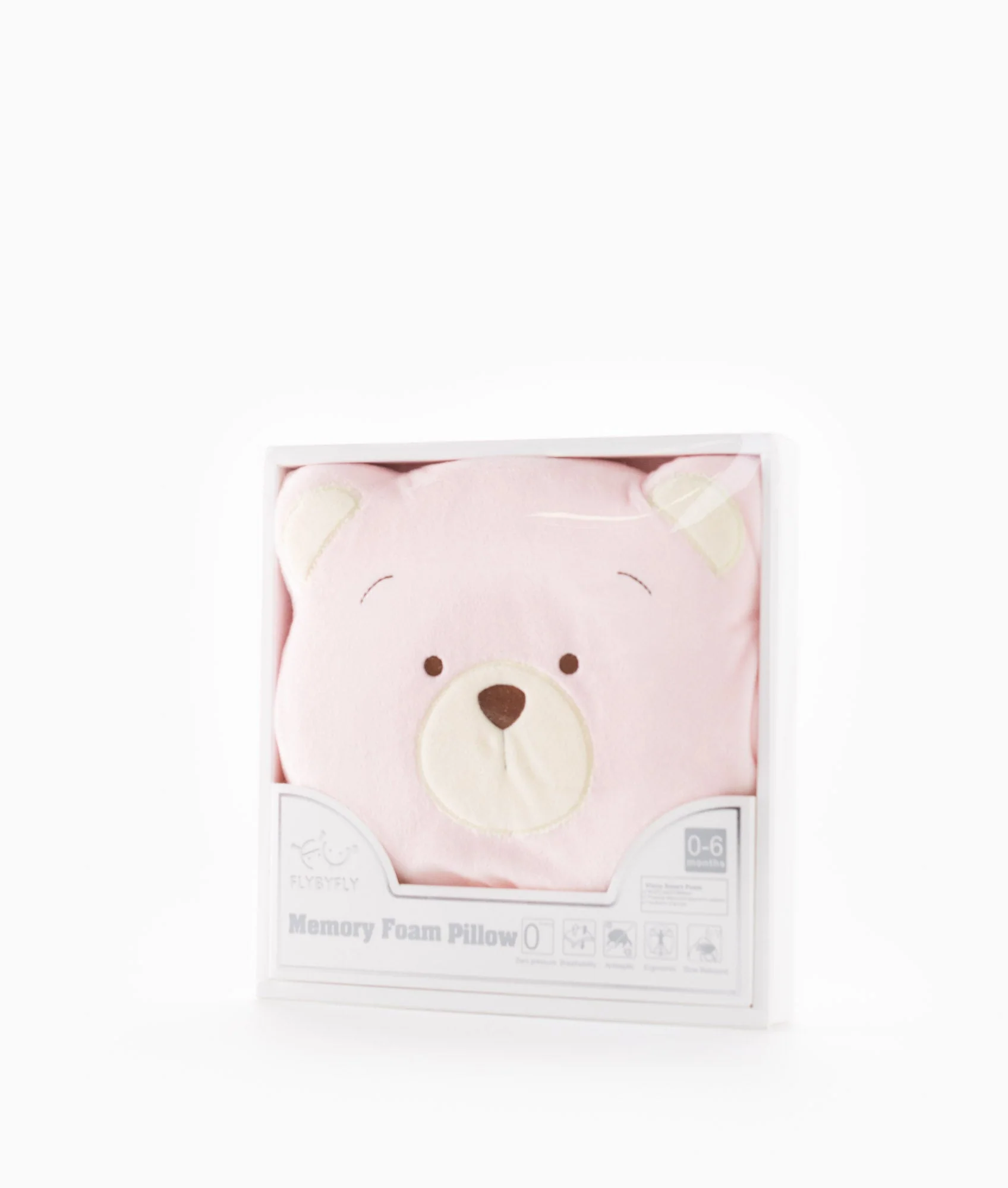 Infant Flat Head Support Pillow | Pink