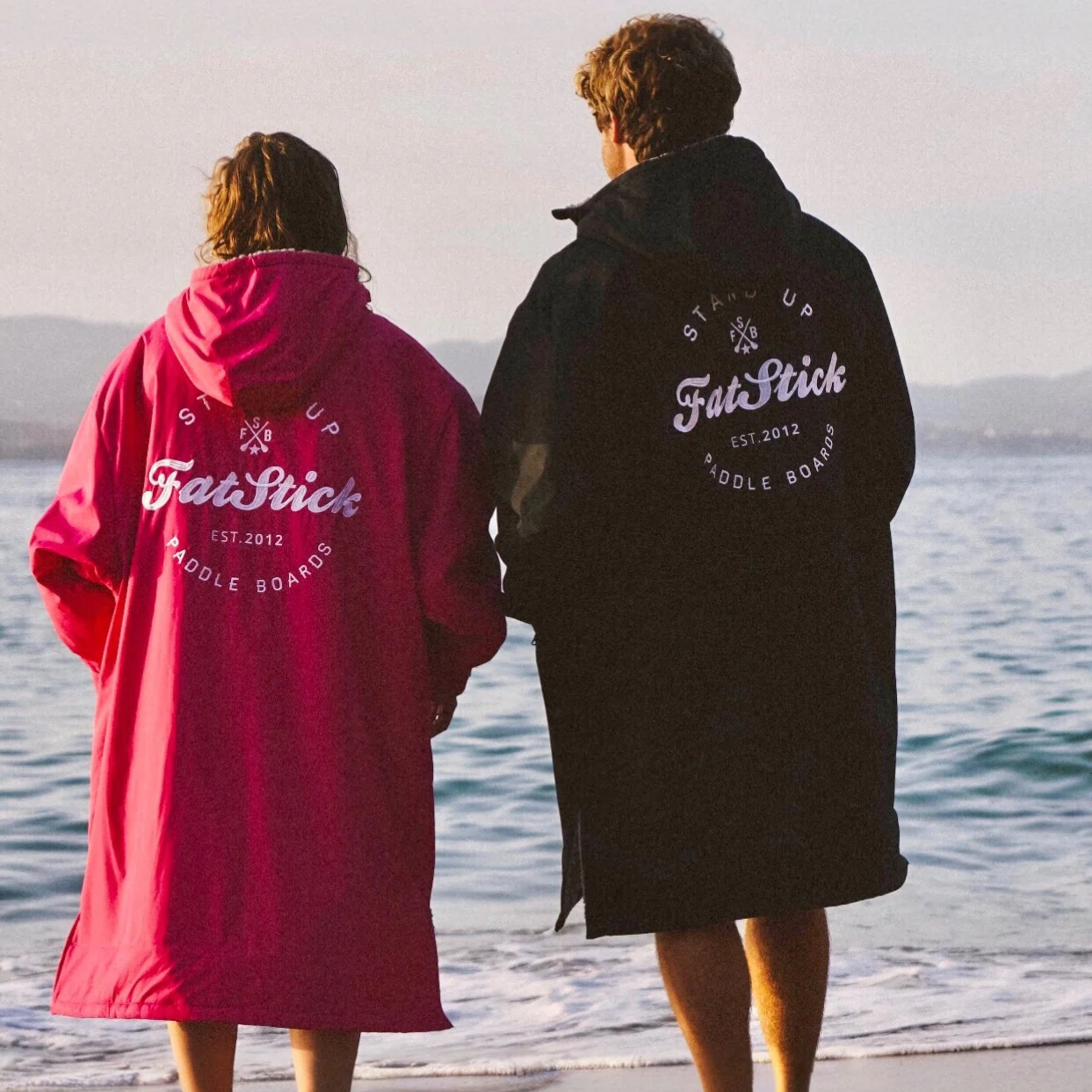 FREE BEANIE | Recycled Fleece Changing Robe “FatWrap�?| Waterproof |Beach | Swimming | Surfing | Coat