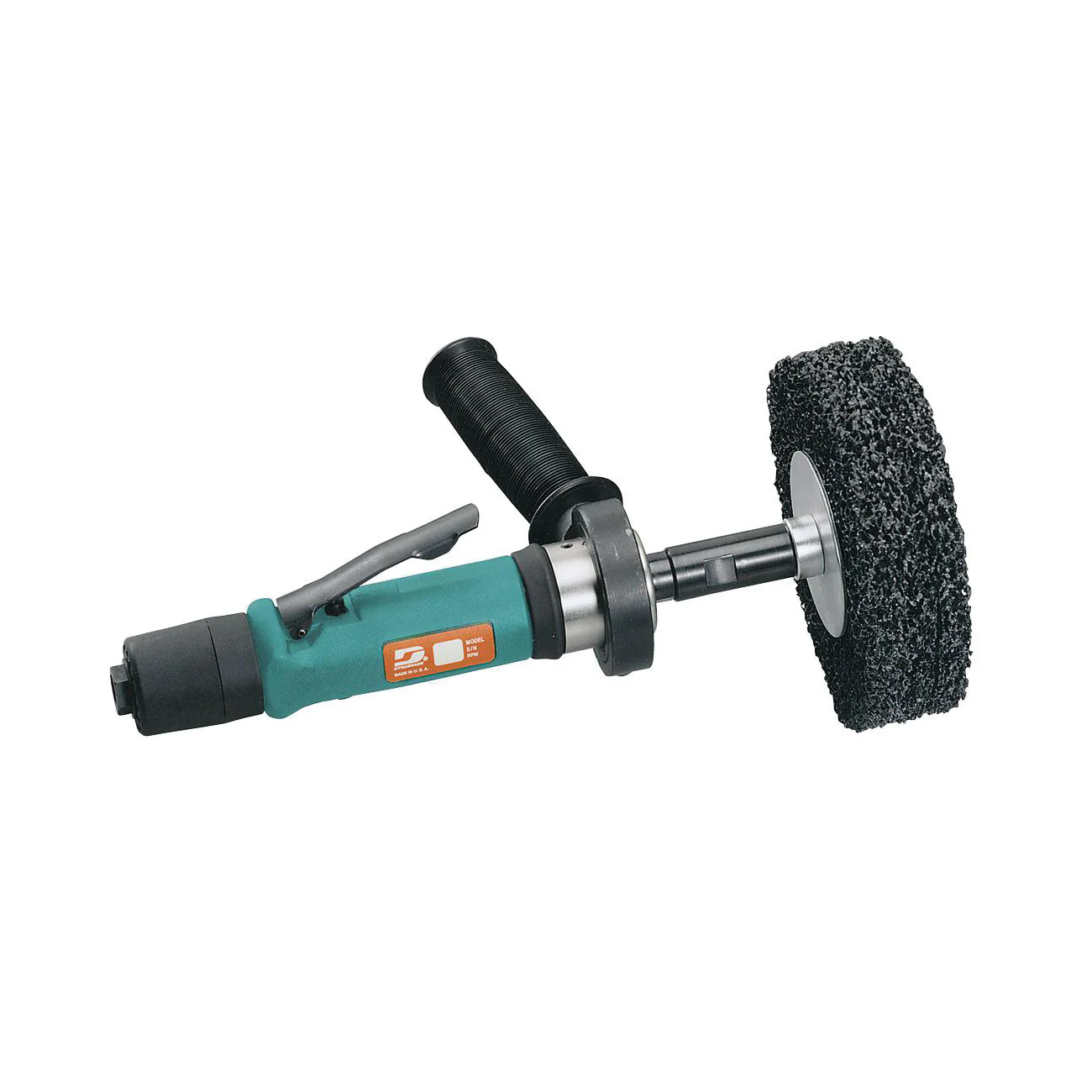 Dynabrade Dynastraight 13201  ~  Dynastraight Finishing Tool .7 Hp Straight-Line 3400 Rpm Rear Exhaust 1/2 Inch Diameter Arbor