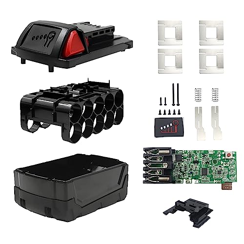 Janllenton 18 V 10 celle 18650 batteria di ricambio per Milwaukee M18 – Kit di riparazione fai da te per batterie 3.0Ah, 4.0Ah, 5.0Ah (batteria non inclusa) : Amazon.it: Fai da te
