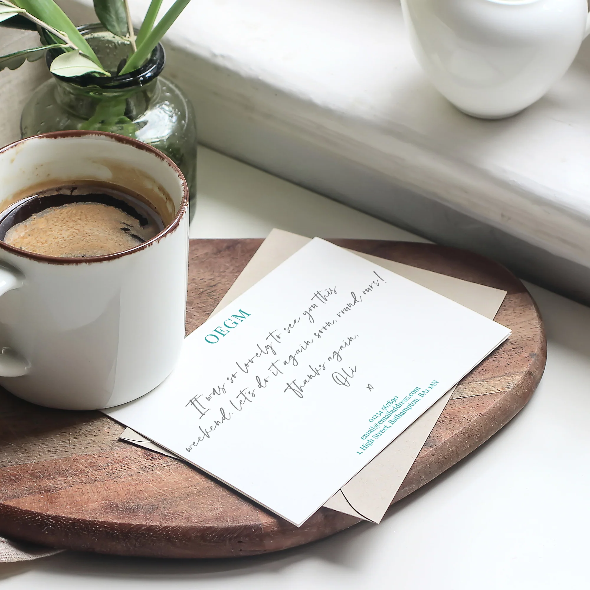 Classic Personalised Note Cards