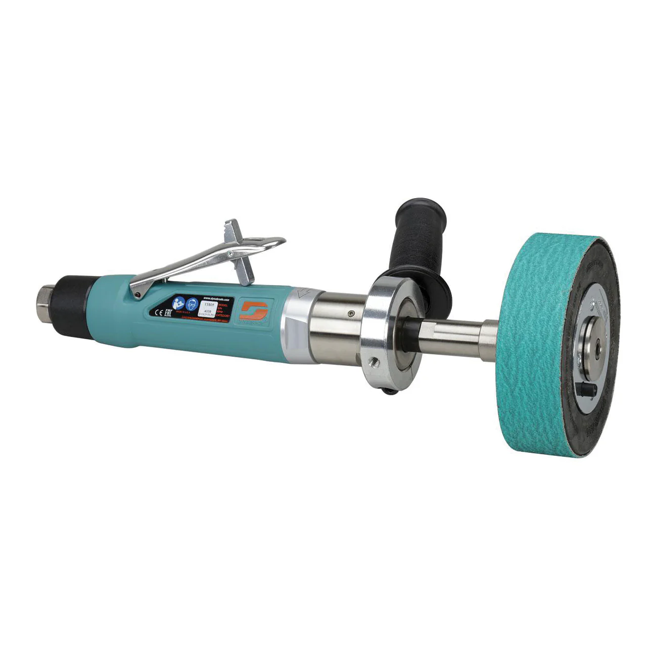 Dynabrade Dynastraight 13508  ~  Dynastraight Finishing Tool 1 Hp Straight-Line 4500 Rpm Rear Exhaust 5/8 Or 1 Inch Diameter Arbor