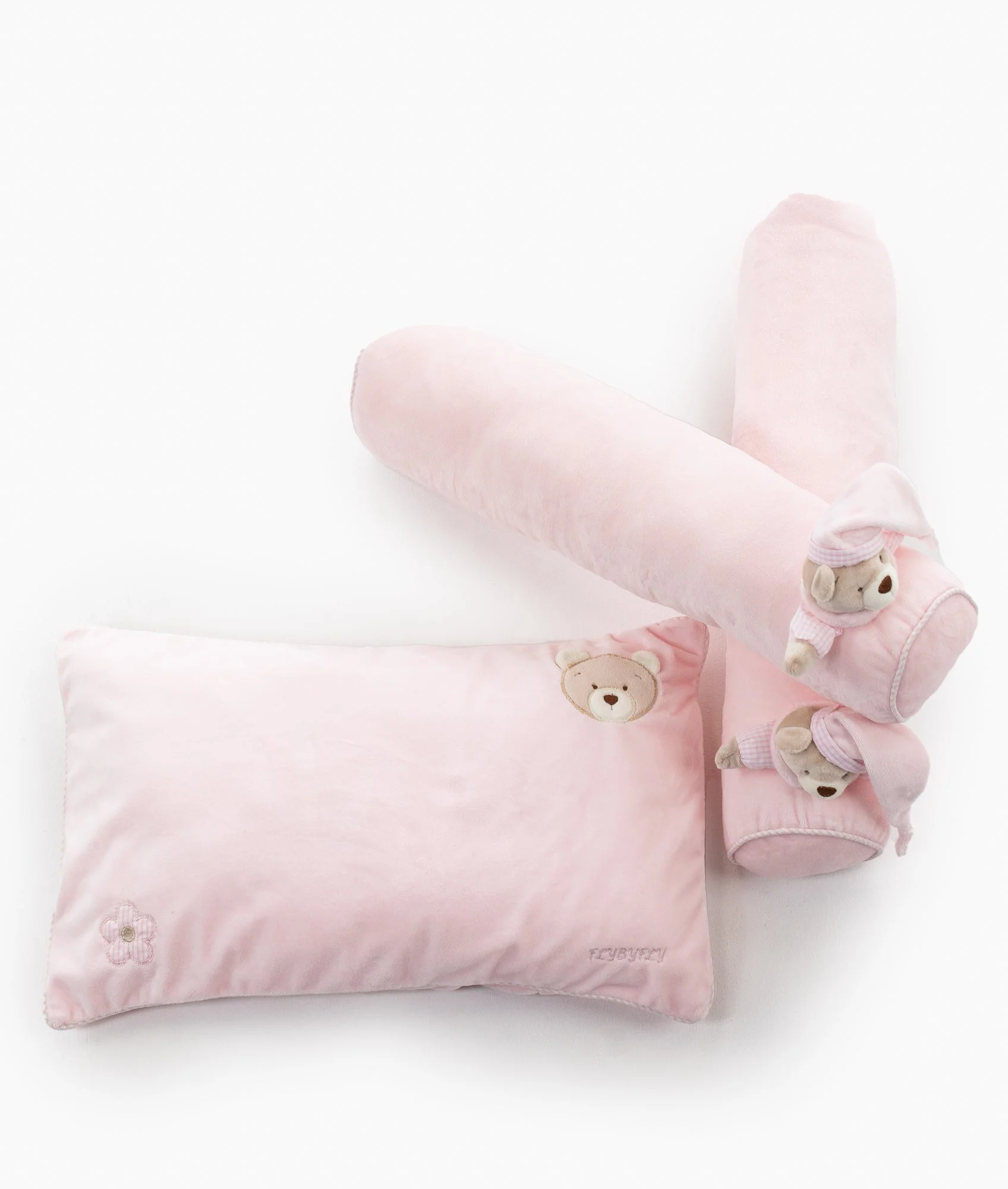 Pillow & Bolster Set | Pink