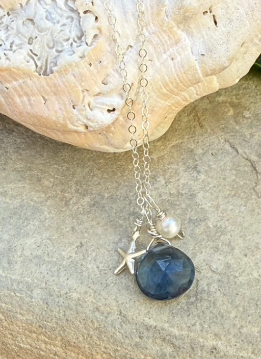 Starry Beach Night Walks Necklace