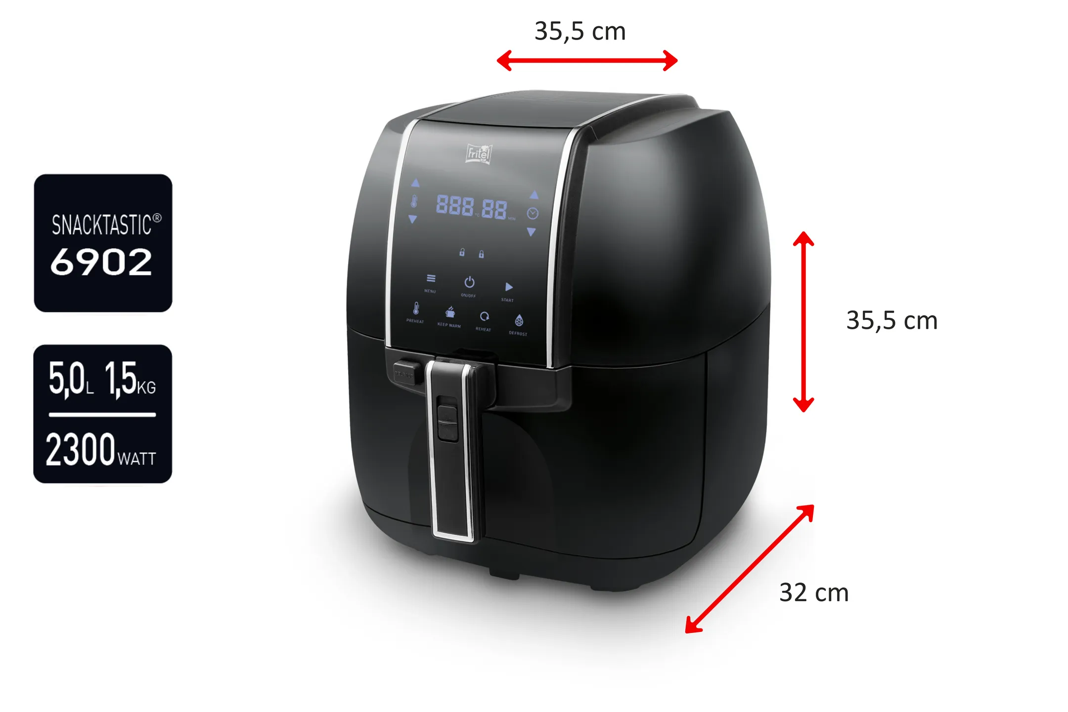 FRITEL Airfryer SnackTastic® 6902 XXL