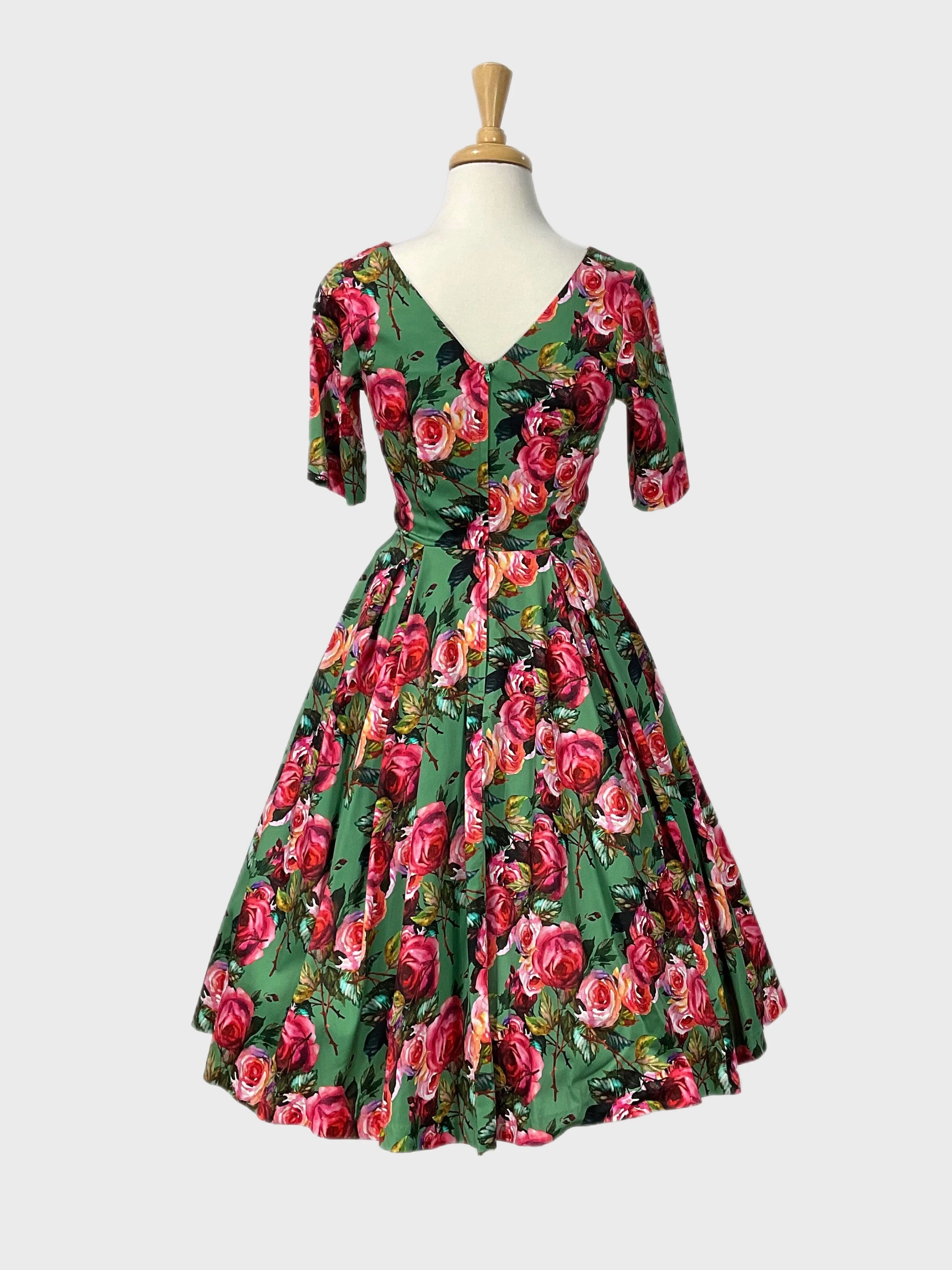 Valentina Olive Garden Dress