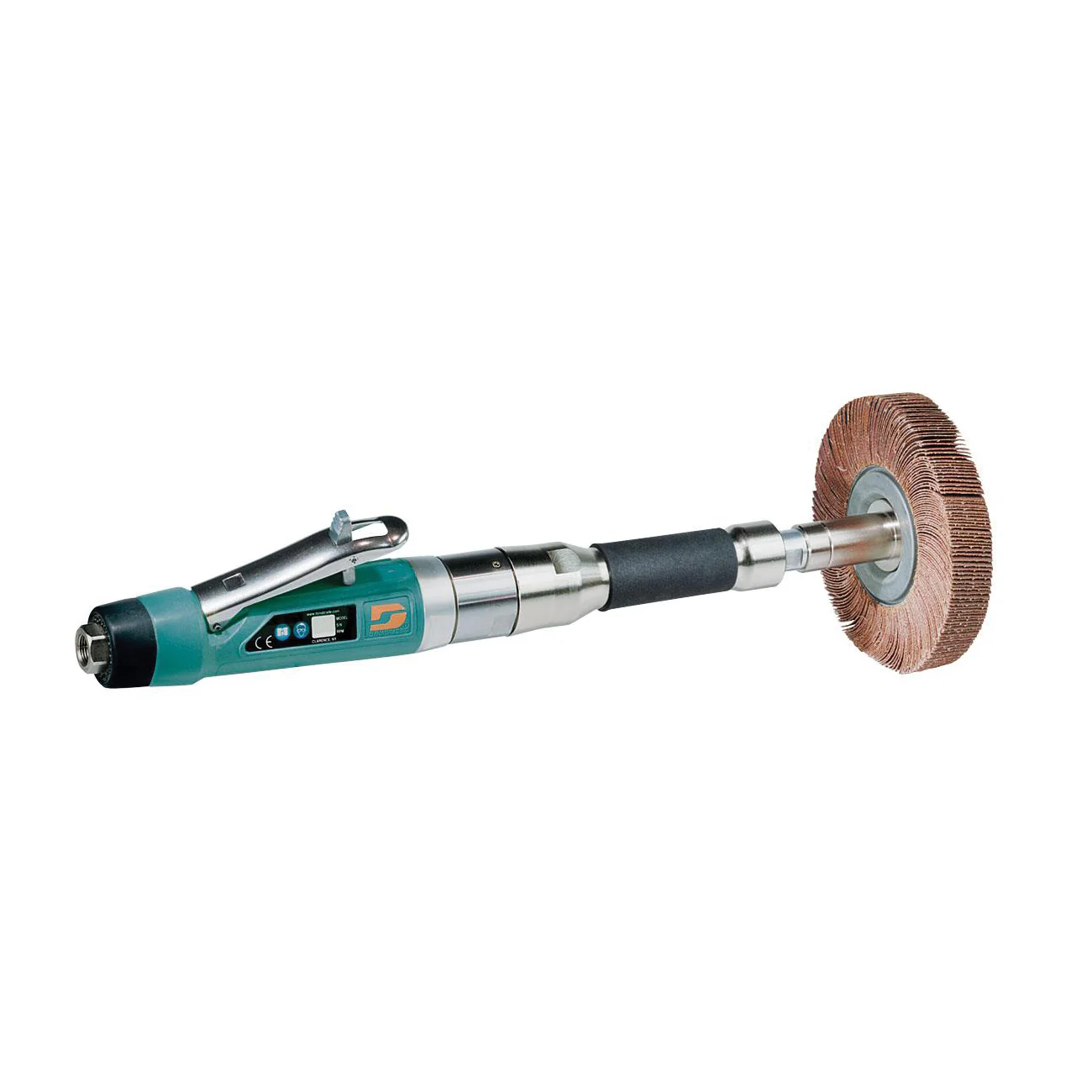 Dynabrade Dynastraight 13517  ~  Dynastraight 6 Inch Extension Finishing Tool 1 Hp Straight-Line 4500 Rpm Rear Exhaust 1/2 Inch Diameter Arbor