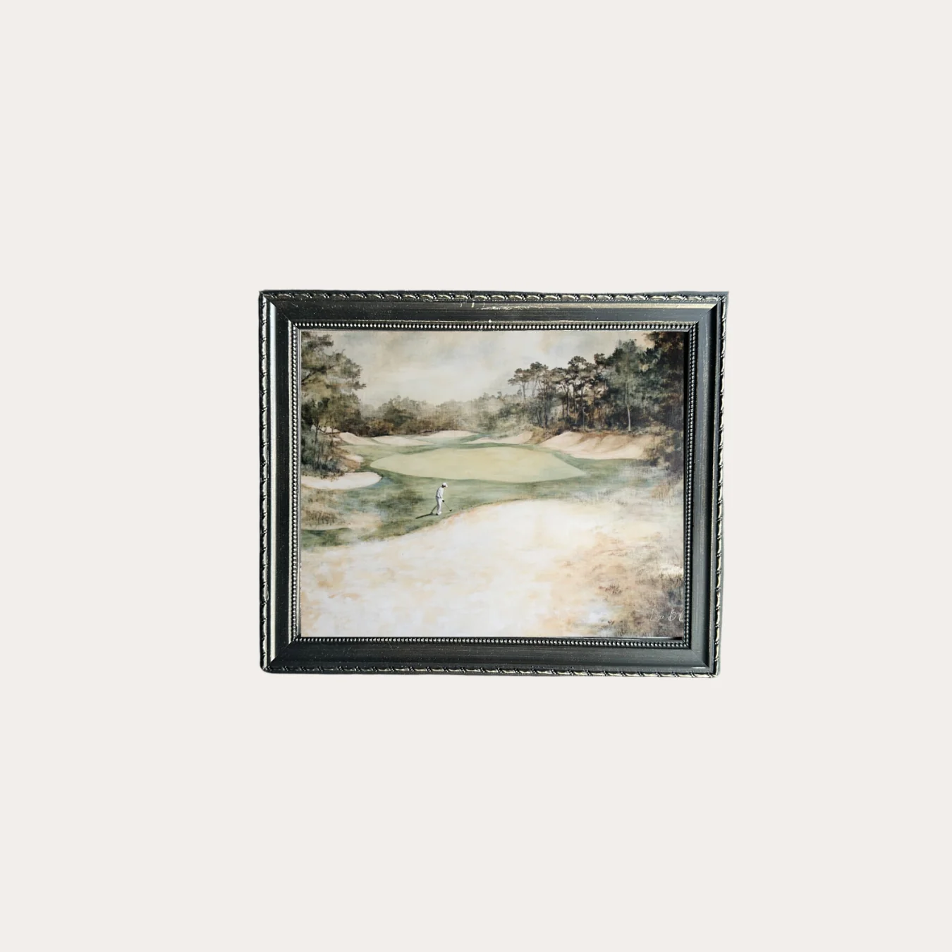 Muted Golf Green | French Country Black Framed Art