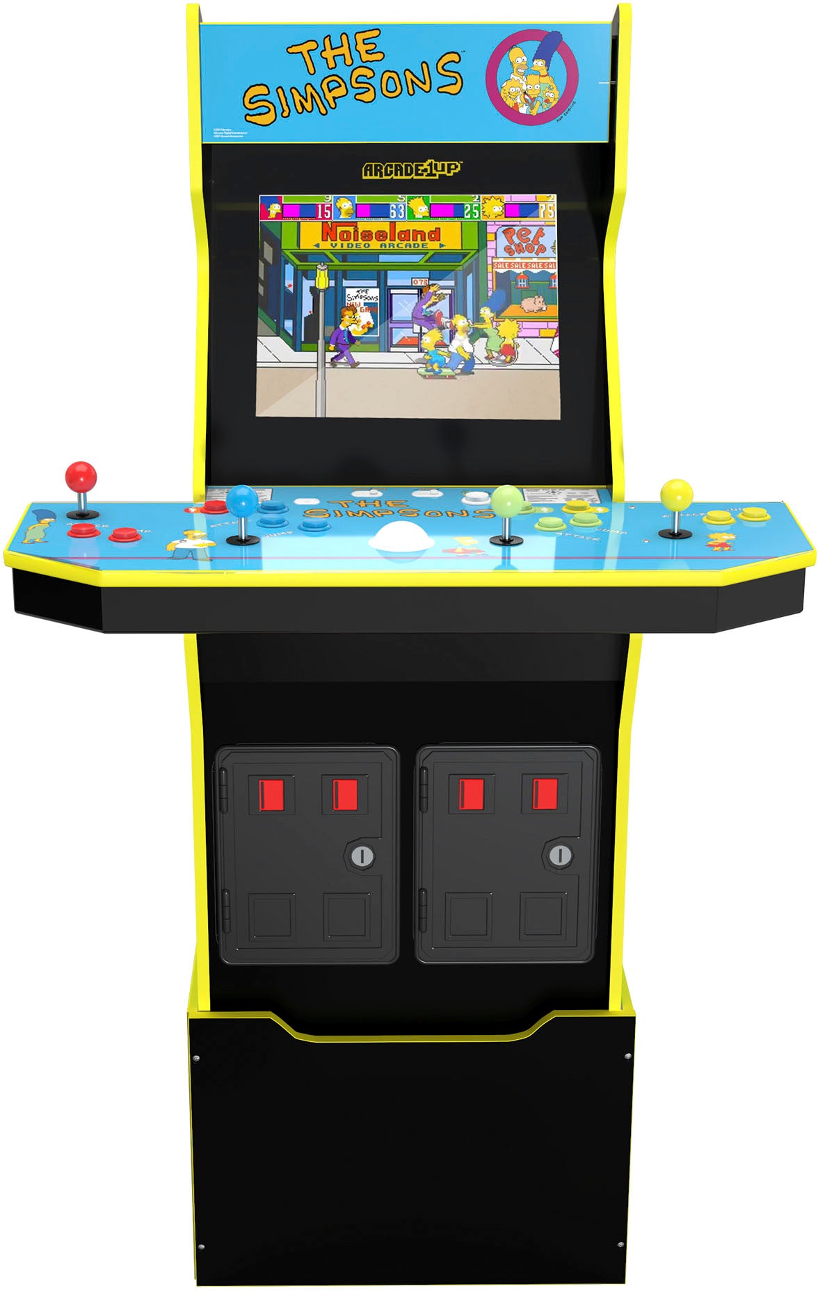 Arcade1Up &ndash; The Simpsons 30th Edition Arcade with Stool and Tin &ndash; Multi