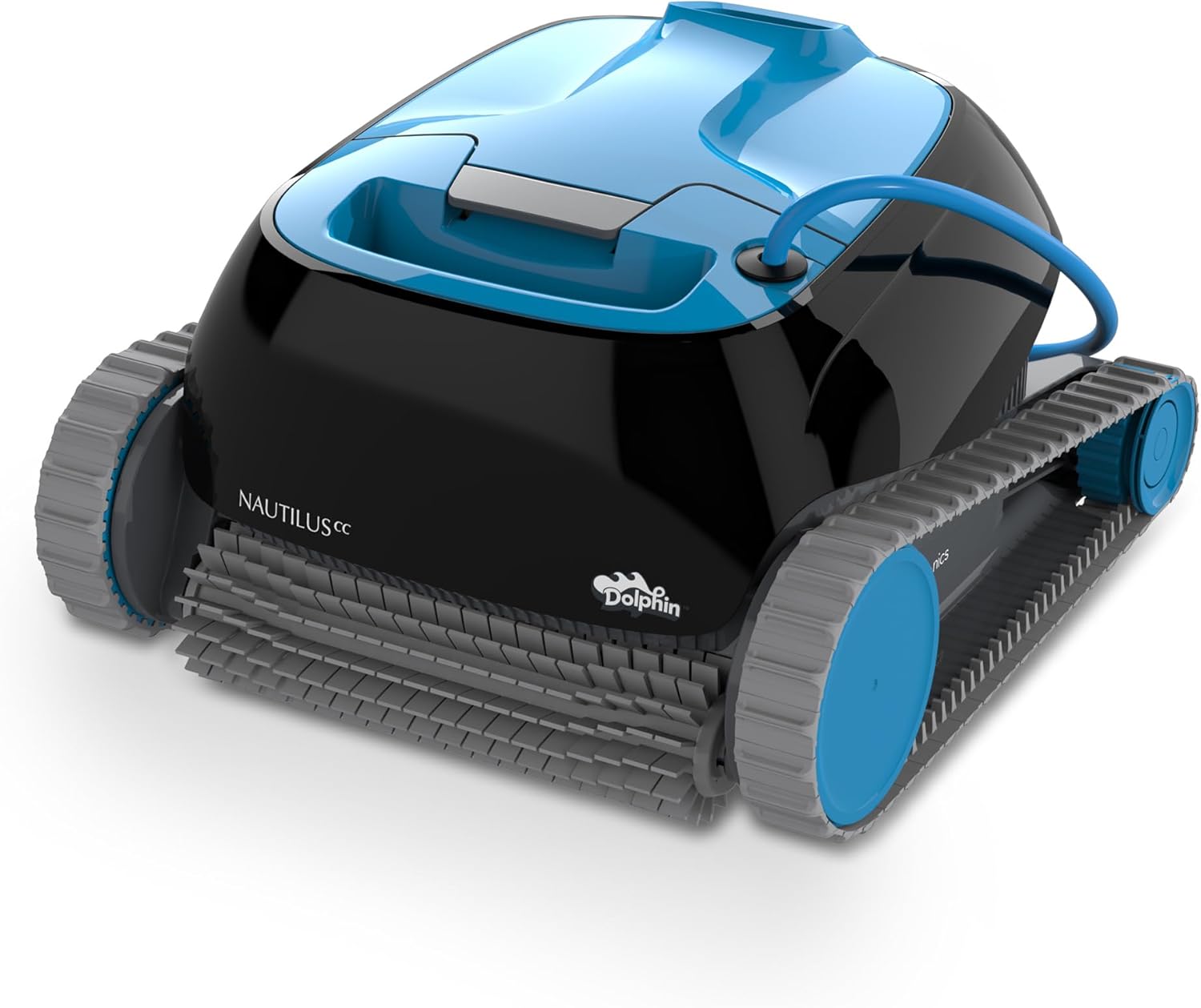 Dolphin Nautilus CC Robot Nettoyeur électrique avec Fil pour Piscine Hors-Sol Jusqu’à 10 m - Nettoyage Fond et parois - Économie d'énergie