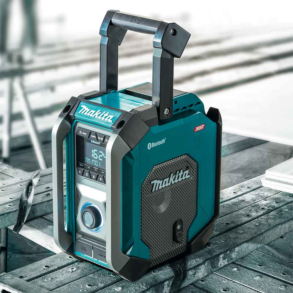 2025 Makita GRM03 Draadloze Bluetooth Radio voor Werkplek 40V MAX XGT - Los Gereedschap