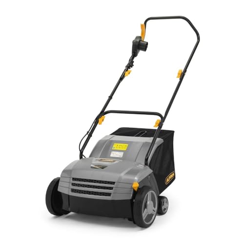 Alpina Scarificatore Elettrico ASC 1.3 E, Motore da 1300 W, Con 16 Lame e 36 molle, Profondità regolabile da   6 mm a   4 mm, per scarificare e arieggiare il terreno, Sacco di Raccolta da 40 l : Amazon.it: Giardino e giardinaggio