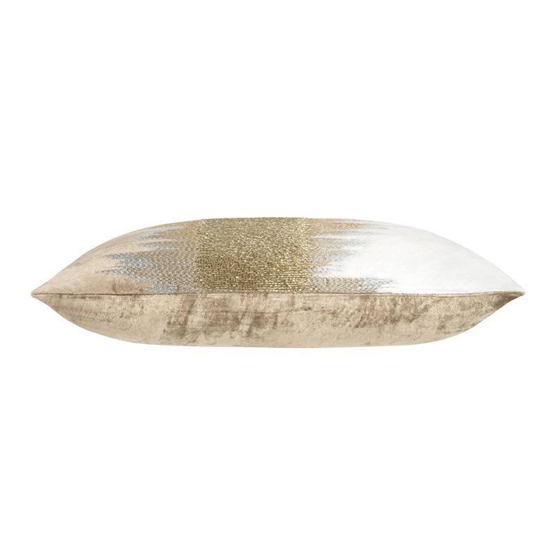 Mira Cream Gold Lumbar Pillow