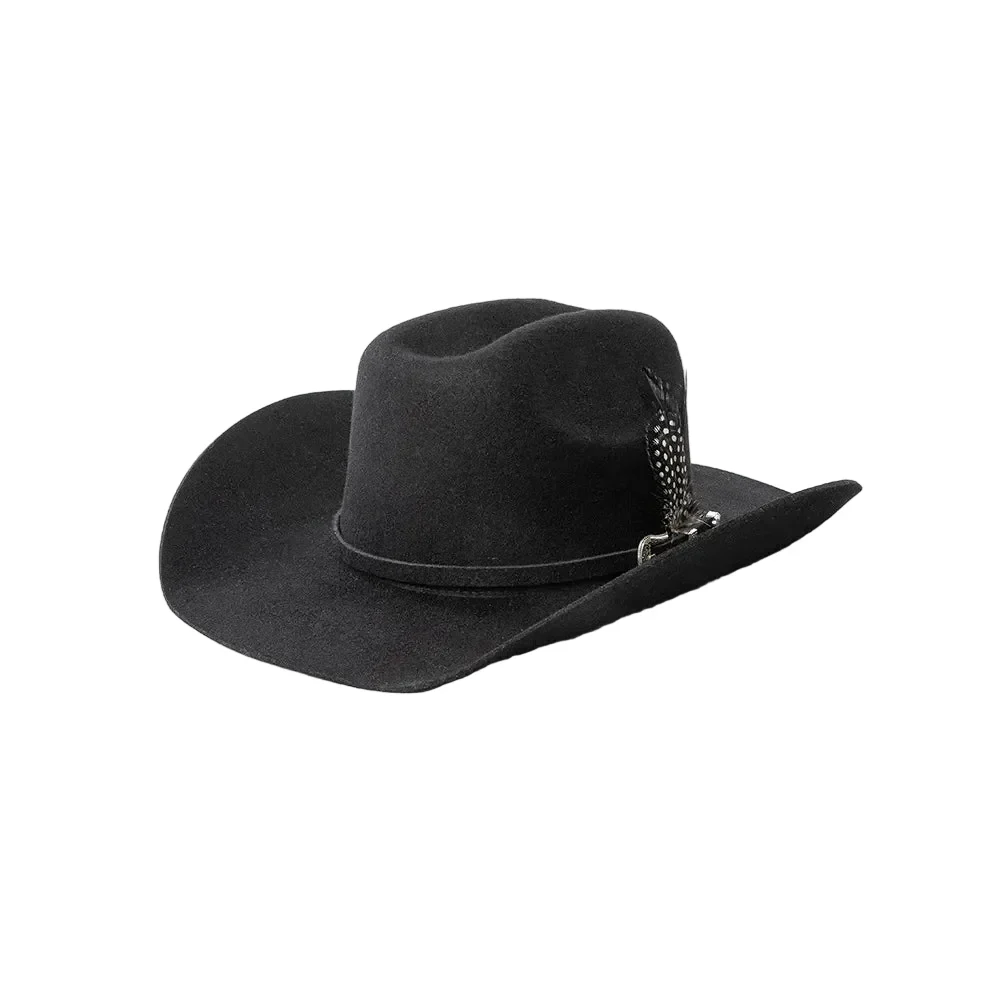 Dallas Feathers Wool Western Cowboy Hat