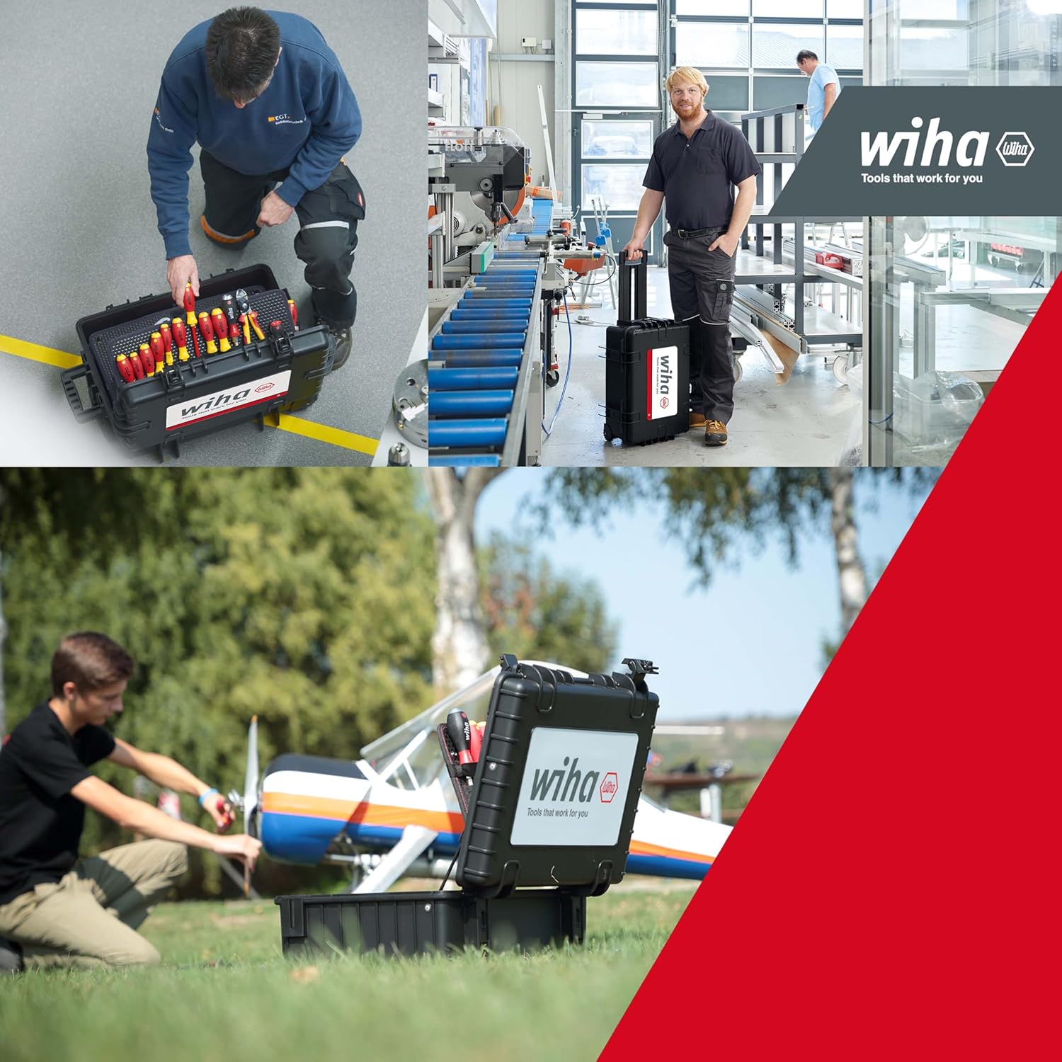 Wiha Set Attrezzi per Elettricista 115 pz Attrezzi Utensili Cacciavite Punte