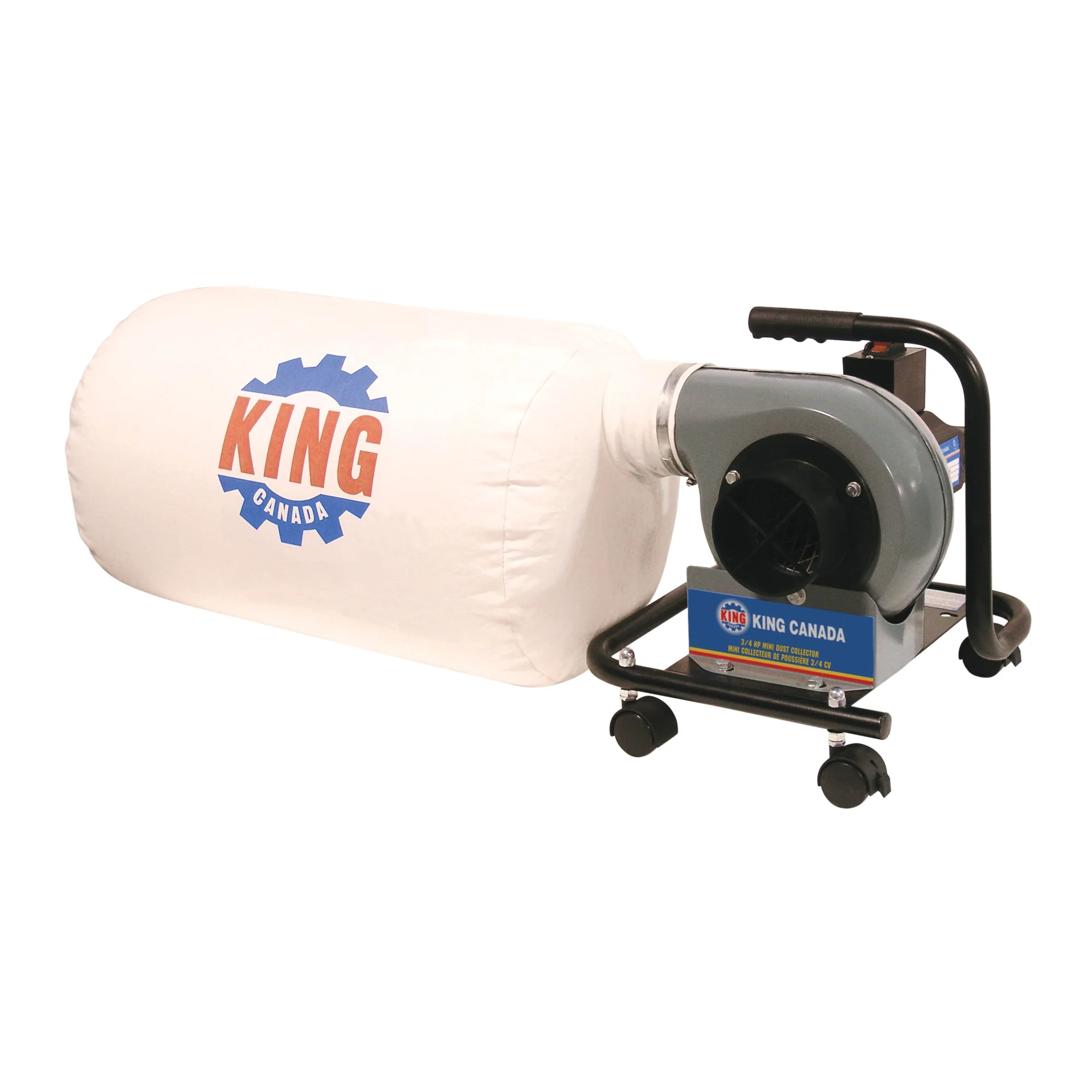 King Canada KC-1101C  ~  Mini Dust Collector 3/4 Hp 110V 590Cfm