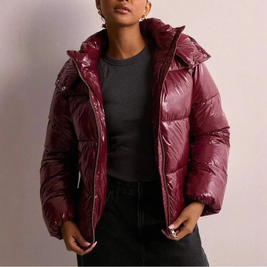 Women��s Quilted Hooded Puffer Jacket Lightweight Insulated Winter Coat