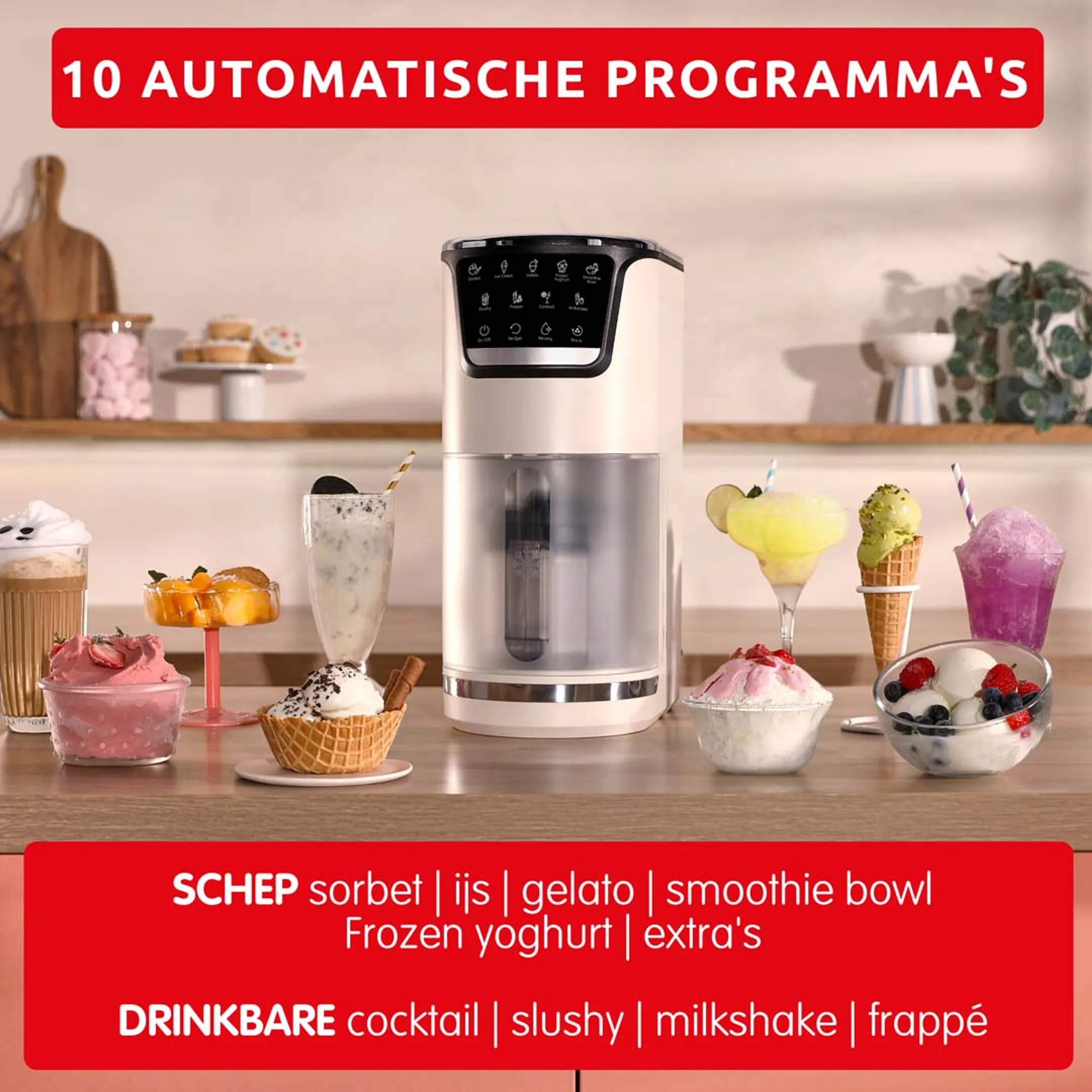 Moulinex Ijsmachine Dolci MJ602AF0